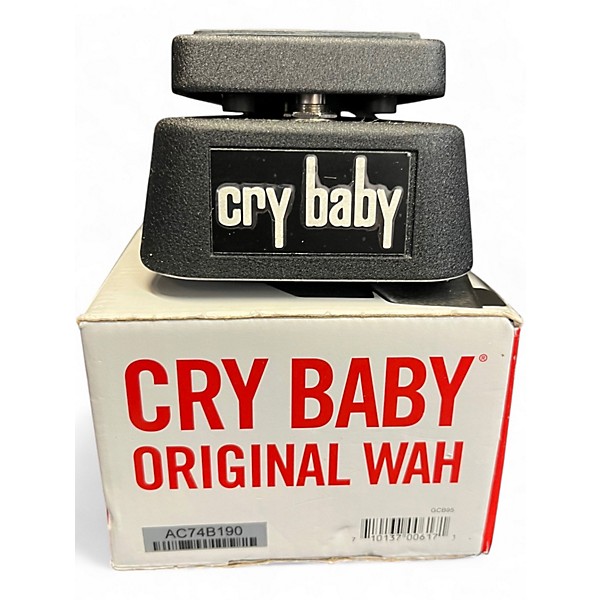 Used Dunlop Original Cry Baby Wah Effect Pedal