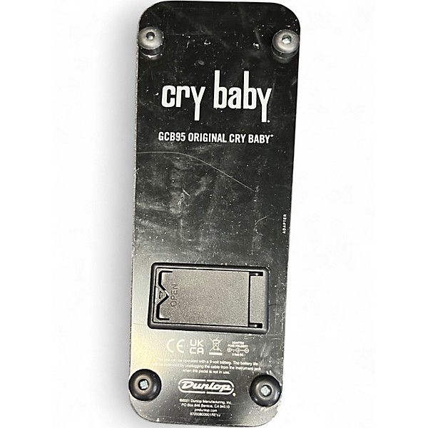 Used Dunlop Original Cry Baby Wah Effect Pedal