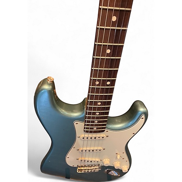 Used 2022 Fender Custom Shop 1963 Stratocaster Journeyman Hvy Relic  Sherwood Green Metallic Solid Body Electric Guitar