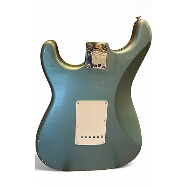 Used 2022 Fender Custom Shop 1963 Stratocaster Journeyman Hvy Relic  Sherwood Green Metallic Solid Body Electric Guitar