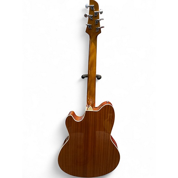 Used Ibanez TCY10E Talman White Acoustic Electric Guitar