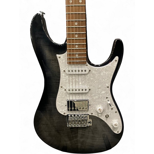 Used Ibanez AZ22S1F Trans Black Solid Body Electric Guitar