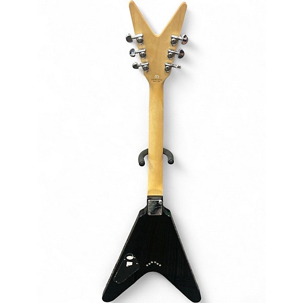 Used Dean V Stealth Black Solid Body Electric Guitar