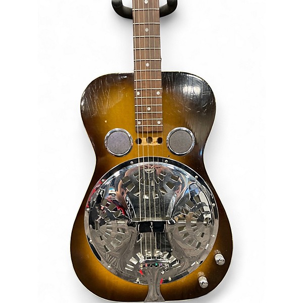 Used Dobro Hound Dog Round Neck 2 Color Sunburst Resonator Guitar