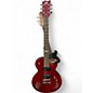 Used Ltd Ec100qm Red Solid Body Electric Guitar thumbnail