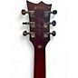Used Ltd Ec100qm Red Solid Body Electric Guitar