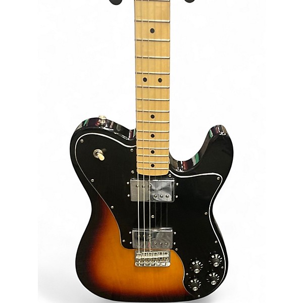 Used Fender Deluxe Telecaster 2 Color Sunburst Solid Body Electric Guitar