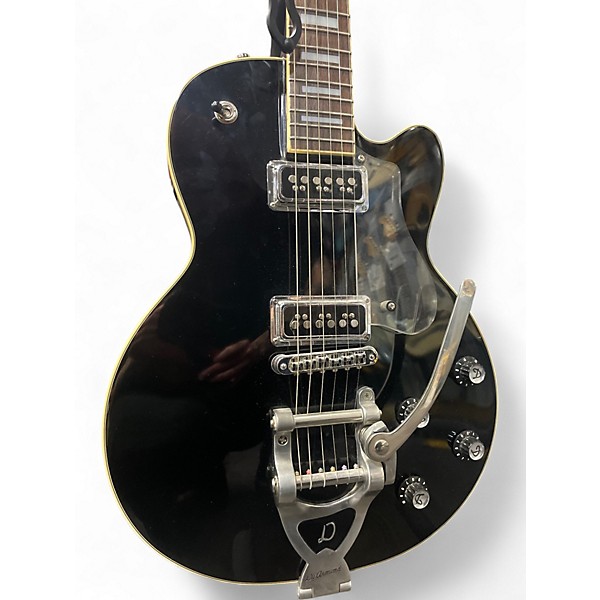 Used DeArmond M75T Black Solid Body Electric Guitar