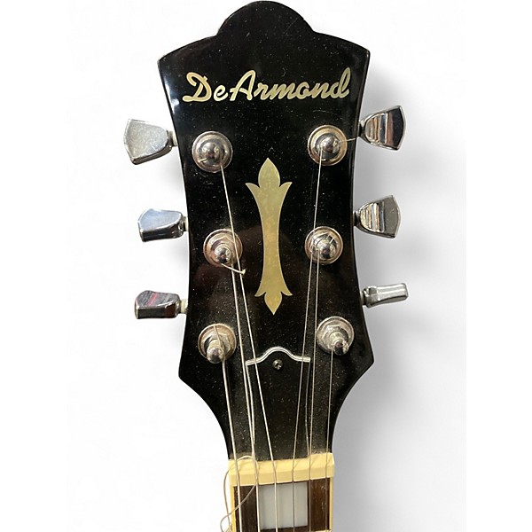 Used DeArmond M75T Black Solid Body Electric Guitar