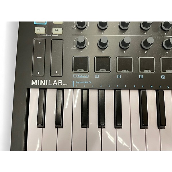 Used Arturia Minilab MKII MIDI Controller