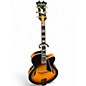 Used Carlo Robelli D-120 AS Manhattan 3 Tone Sunburst Hollow Body Electric Guitar thumbnail