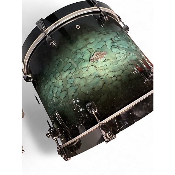 Used TAMA 5 Piece Starclassic Performer Molten Steel Blue Burst Drum Kit