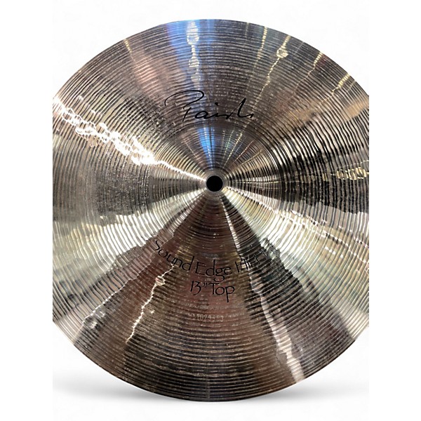Used Paiste 13in Signature Sound Edge Hi Hat Pair Cymbal