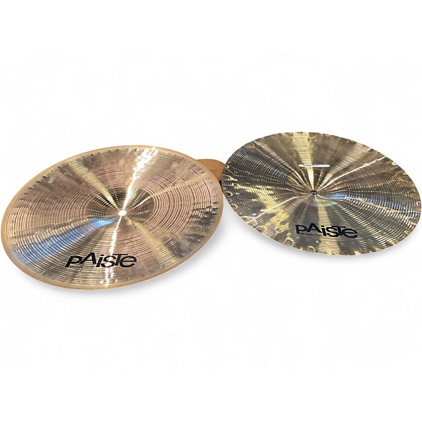 Used Paiste 13in Signature Sound Edge Hi Hat Pair Cymbal