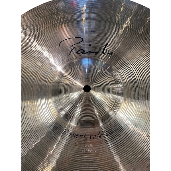 Used Paiste 20in SIGNATURE POWER CRASH Cymbal