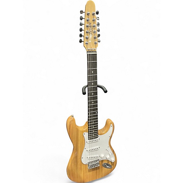 Used Cozart S-12 Natural Solid Body Electric Guitar