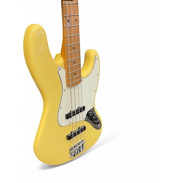 Used Fender PLAYER II JAZZ BASS Yellow Electric Bass Guitar