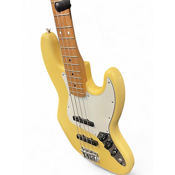 Used Fender PLAYER II JAZZ BASS Yellow Electric Bass Guitar