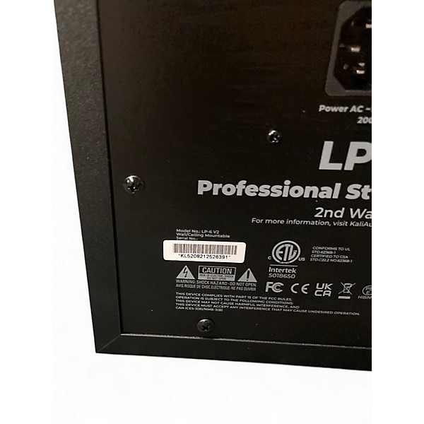 Used Kali Audio lp6 v2 PAIR Powered Monitor