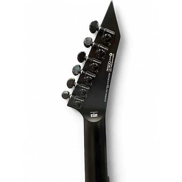 Used ESP LTD AP4 Black Metal black Electric Bass Guitar