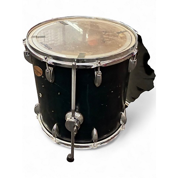 Used Ludwig 5 Piece Accent CS Green Drum Kit