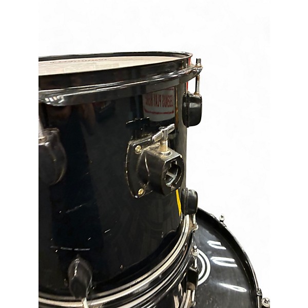 Used Gammon Percussion 3 Piece Junior Black Drum Kit