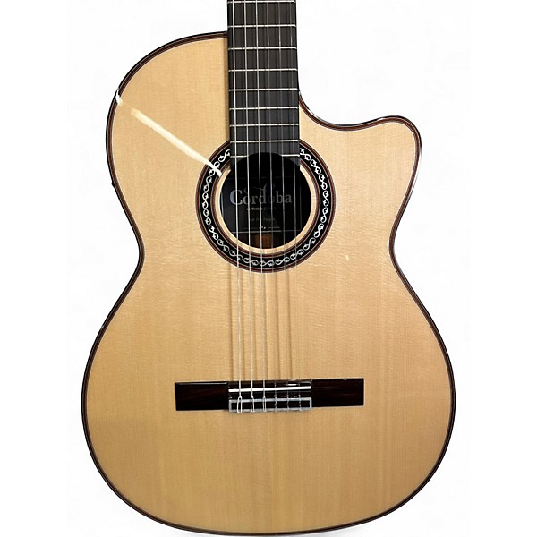 Used Cordoba GK Pro Negra Natural Classical Acoustic Electric Guitar