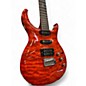 Used Michael Rowan Journeyman Quilted Maple Orange Solid Body Electric Guitar