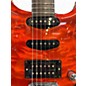 Used Michael Rowan Journeyman Quilted Maple Orange Solid Body Electric Guitar