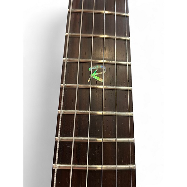 Used Michael Rowan Journeyman Quilted Maple Orange Solid Body Electric Guitar