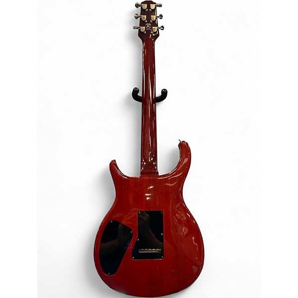 Used Michael Rowan Journeyman Quilted Maple Orange Solid Body Electric Guitar