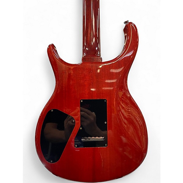 Used Michael Rowan Journeyman Quilted Maple Orange Solid Body Electric Guitar