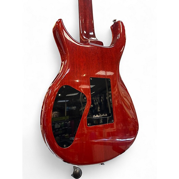 Used Michael Rowan Journeyman Quilted Maple Orange Solid Body Electric Guitar