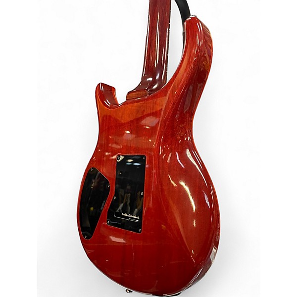 Used Michael Rowan Journeyman Quilted Maple Orange Solid Body Electric Guitar