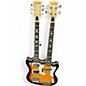 Used Eastwood DOUBLE NECK 4/6 2 Color Sunburst Solid Body Electric Guitar thumbnail