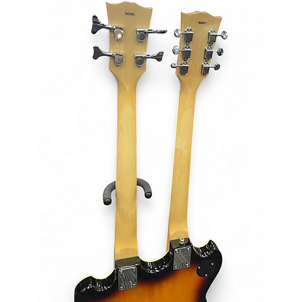 Used Eastwood DOUBLE NECK 4/6 2 Color Sunburst Solid Body Electric Guitar