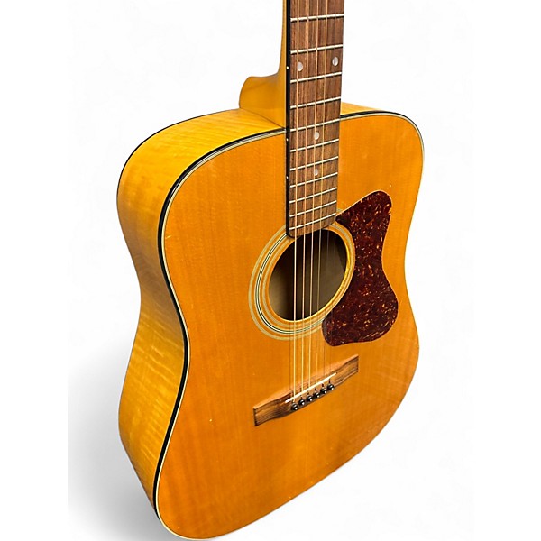 Vintage 1970s Aria 9420 Natural Acoustic Guitar