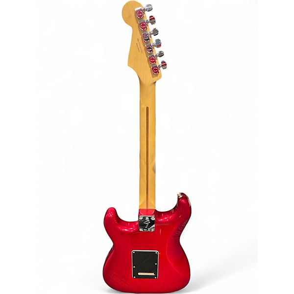 Used Fender Player Stratocaster Candy Apple Red Solid Body Electric Guitar