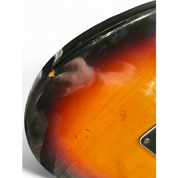 Vintage 1990s Fender Artist Series Stevie Ray Vaughan Stratocaster 2 Color Sunburst Solid Body Electric Guitar