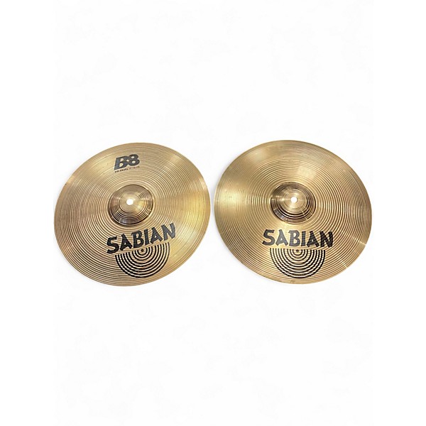 Used SABIAN 14in B8 Hi Hat Pair Cymbal