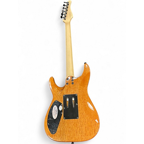 Used Schecter Guitar Research C-6 FR PRO AURORA BURST Solid Body Electric Guitar