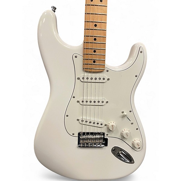 Used Fender Player Stratocaster POLAR WHITE Solid Body Electric Guitar