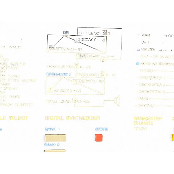 Used Yamaha 1980s PortaSound PSS-680 Music Station Synthesizer