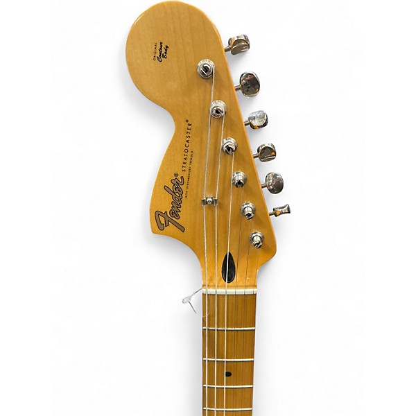 Used Fender Jimi Hendrix Stratocaster Black Solid Body Electric Guitar