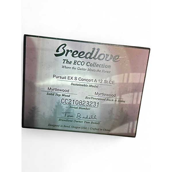 Used Breedlove Pursuit-12 MYRTLE WOOD 12 String Acoustic Electric Guitar