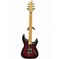 Used Schecter Guitar Research Hellraiser C1 Extreme Crimson Red Burst Solid Body Electric Guitar thumbnail