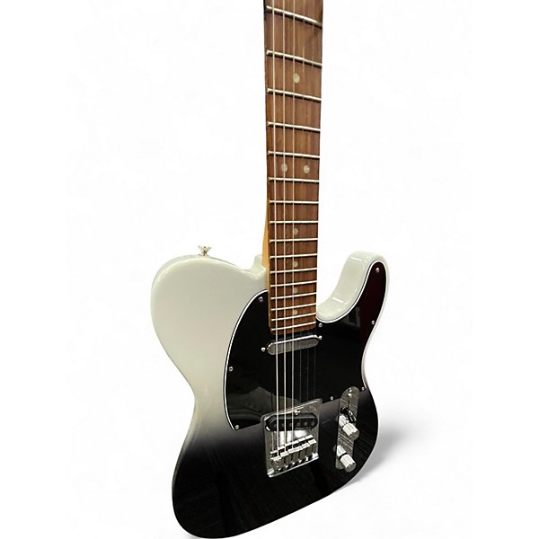 Used Fender Player Plus Telecaster BLACK TO SILVER OMBRE Solid Body Electric Guitar