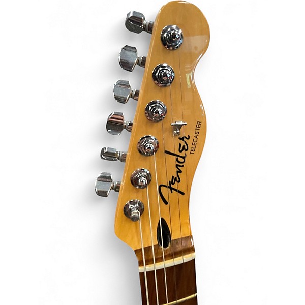 Used Fender Player Plus Telecaster BLACK TO SILVER OMBRE Solid Body Electric Guitar