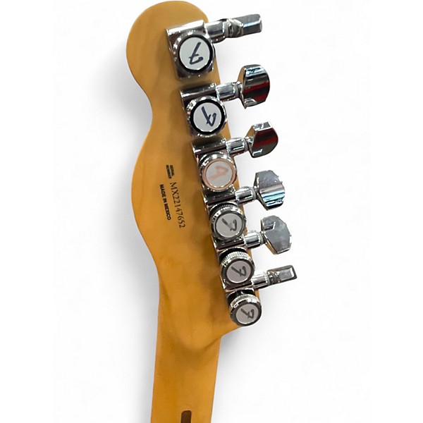 Used Fender Player Plus Telecaster BLACK TO SILVER OMBRE Solid Body Electric Guitar