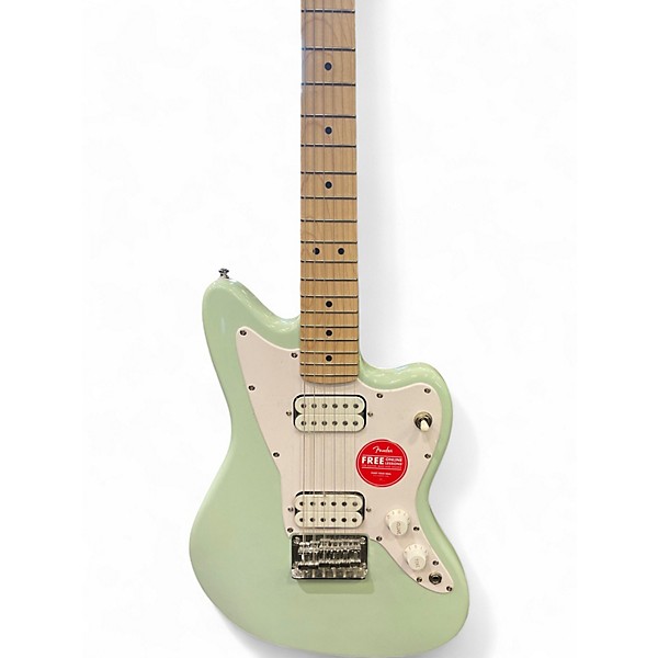 Used Squier MINI JAZZMASTER Surf Green Electric Guitar